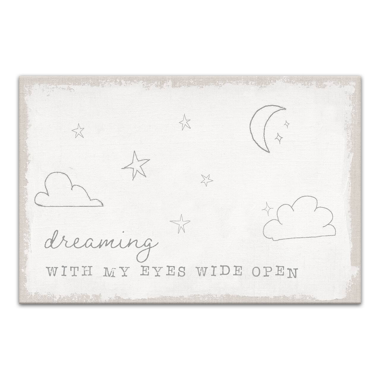 Dreaming with my Eyes Wide Open 20" x 30" Canvas Wall Art